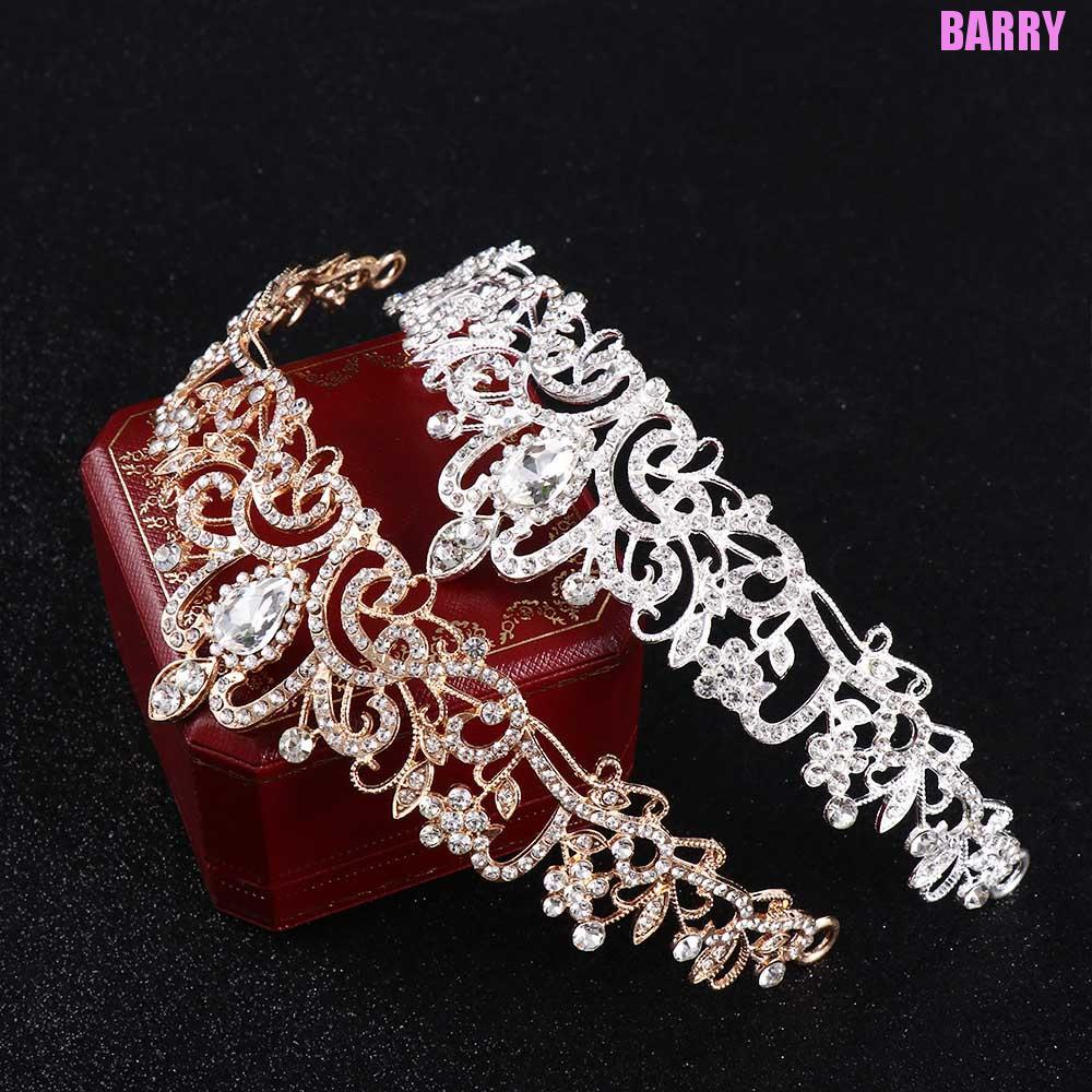 BARRY Coroa Nupcial Moda Aniversário Princesa De Cristal Diamante Coreana Estilo Noiva Headwear