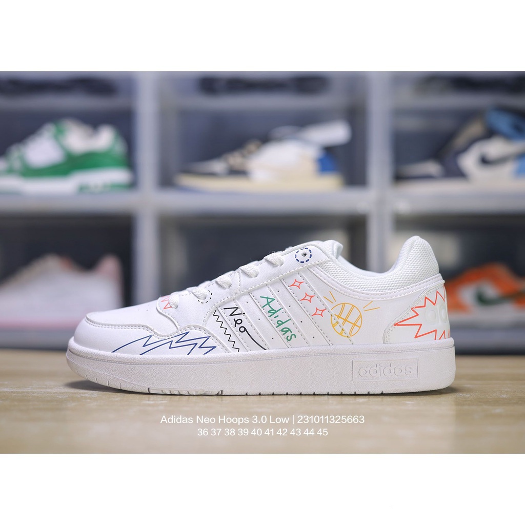 Adidas Neo hoops 3.0 itens de moda de t nis de baixa qualidade e v rios tamanhos de treinadores casuais para homens e mulheres