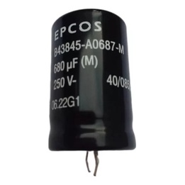 Condensatore Nippon Chemi-Con 680uF 250V | 2 Pezzi | Snap In 82D681M250MD2D