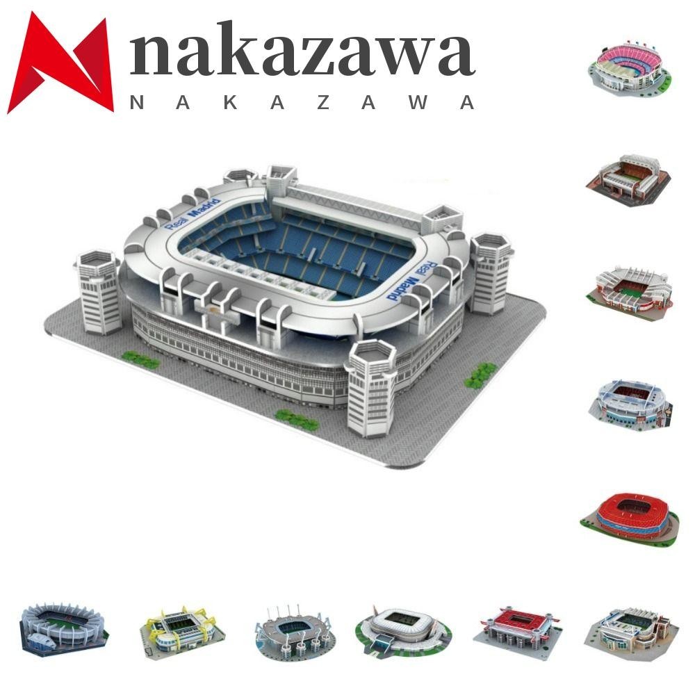NAKAZAWA Estádios De Futebol Miniatura , Quebra-Cabeça Do Estádio Modelo DIY 3D , Artesanal Prince Park Stadium Assemble Kids/Children