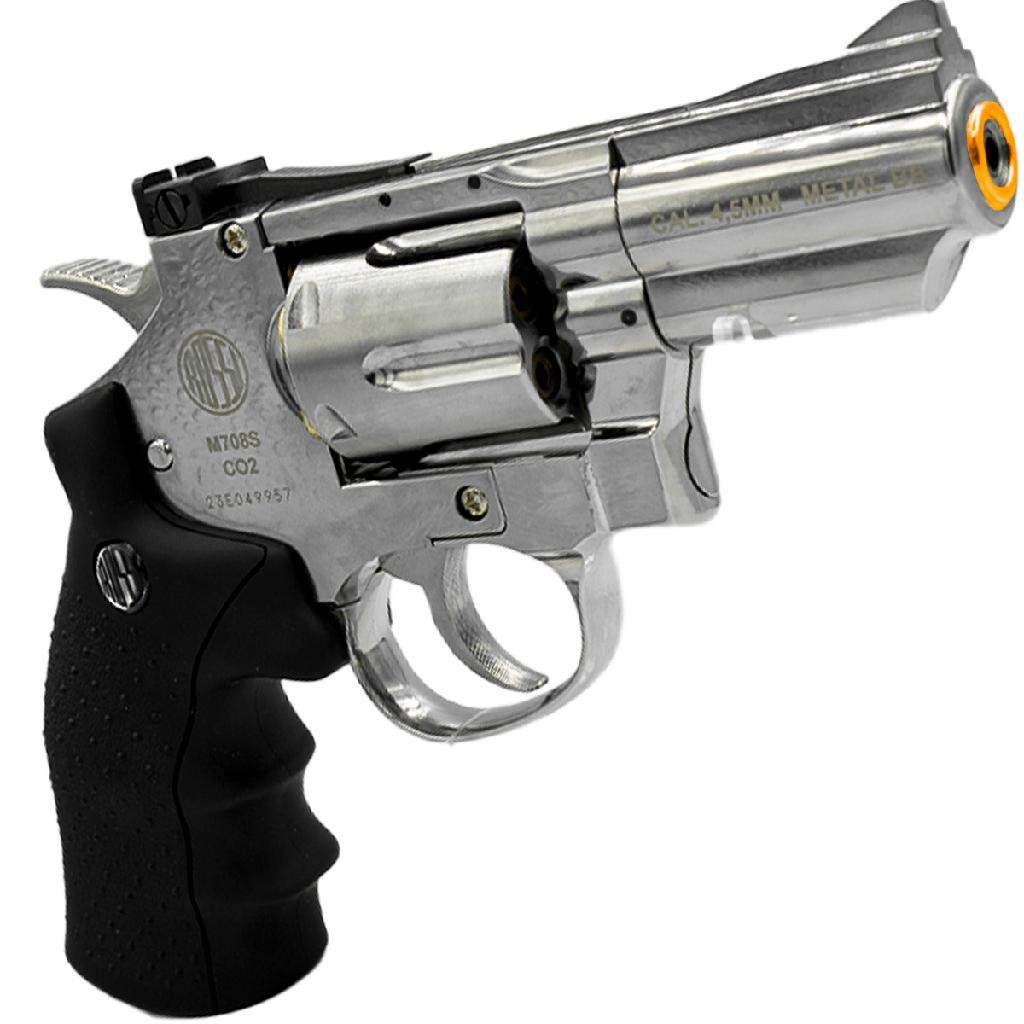 Revolver Airgun 708 Sport Rossi 4,5mm Full Metal NIQ. Co2 | Shopee Brasil