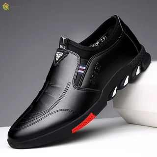 Sapatos De Couro Masculino Primavera 2023 Novo Casual Social Solo Macio Sem Escorregamento Respiráveis Combina Com Tudo