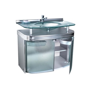 Gabinete Cris Master 962 80x47,5x71cm com cuba moldada Cris-Metal