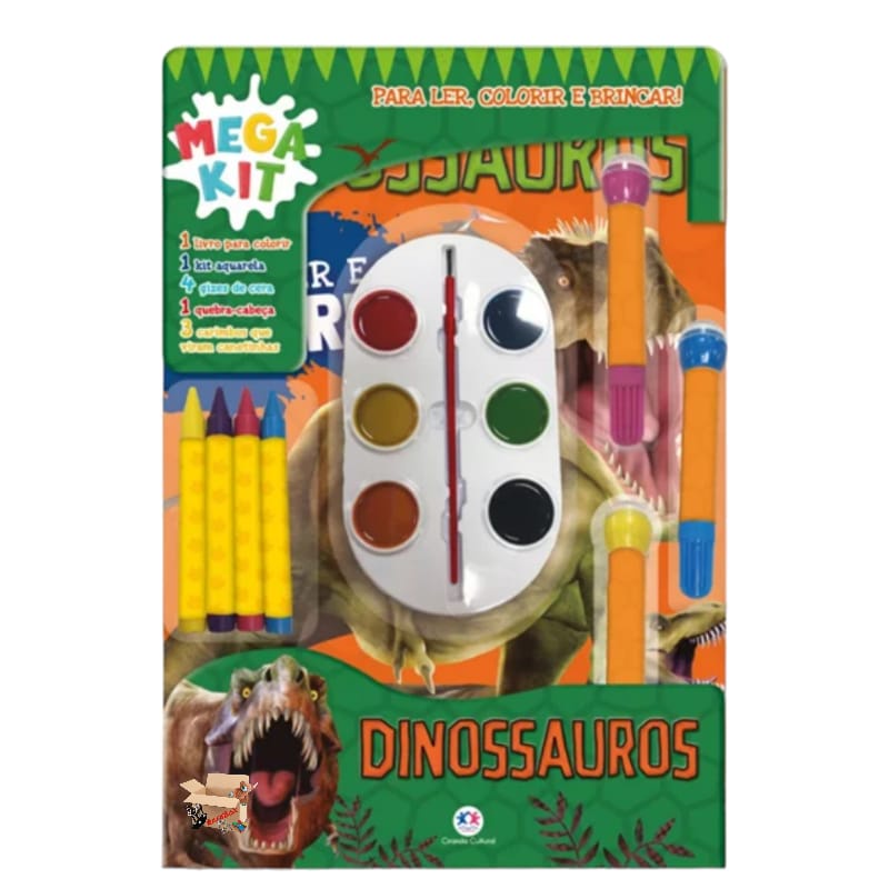 Livro Infantil Para Colorir Mega Kit Ler, colorir e brincar - Ciranda ...