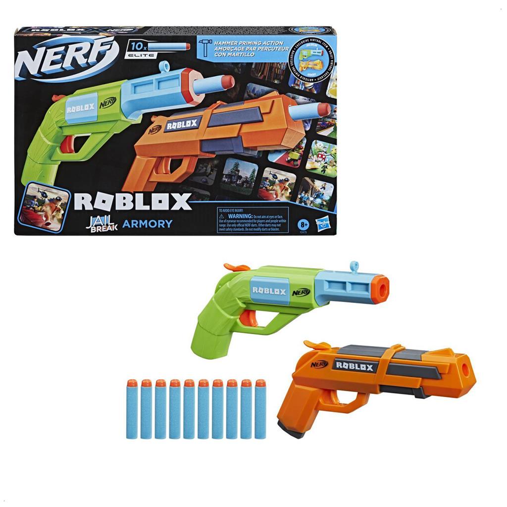 Nerf, Lança Dardos Roblox MM2: Dartbringer, Azul : :  Brinquedos e Jogos