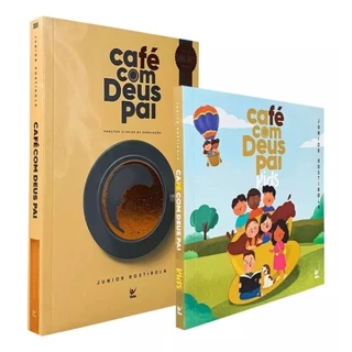 Livro Devocional Café com Deus Pai 2023 + Café com Deus Pai Kids | Junior Rostirola em Oferta na Shopee