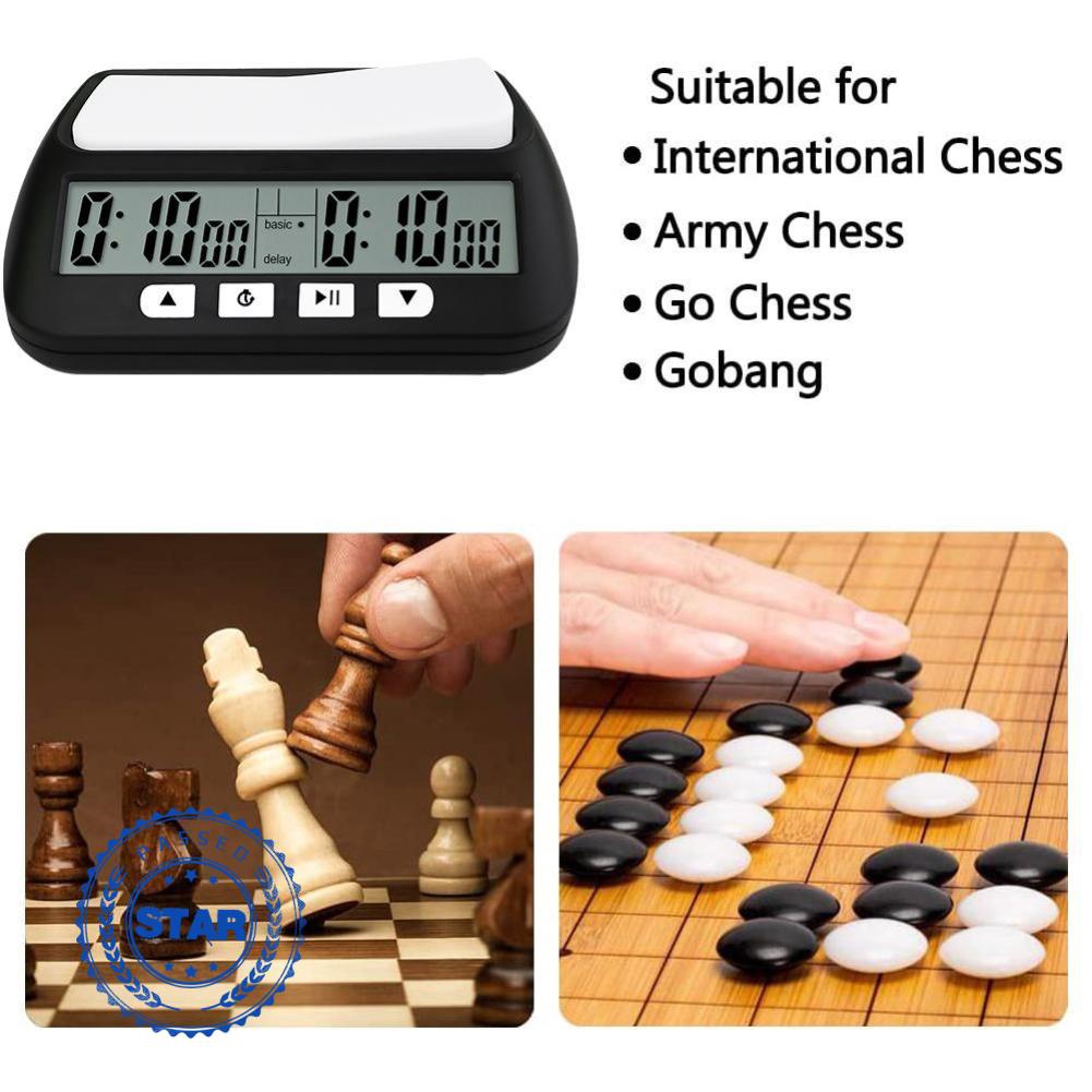 Go Chess Relógio Especial De Xadrez Tem Funções De Contagem Regressiva/Para  Cima/Tempo De Atraso Disponíveis W2V4