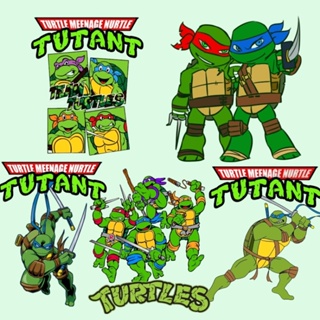 Desenho infantil de Halloween felt adolescente mutante tartaruga ninja  mascara pacote de 4
