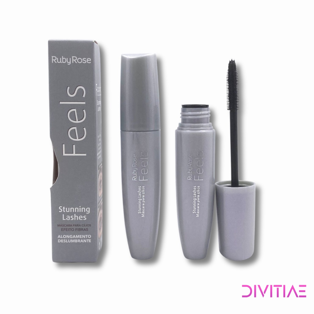 Máscara Para Cílios Rímel Feels Stunning Lashes Ruby Rose | Shopee Brasil
