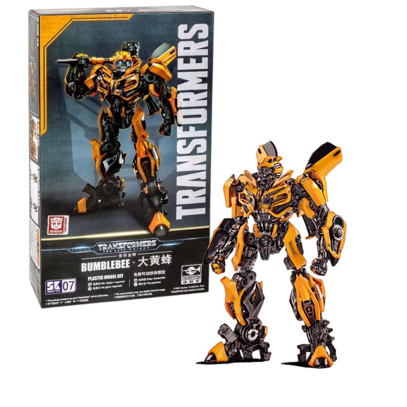 Transformadores TF-5 bumblebee Modelo De Montagem De Pequeno Porte Aeee Outlier Cliffjumper Action Figuras Brinquedo Presente