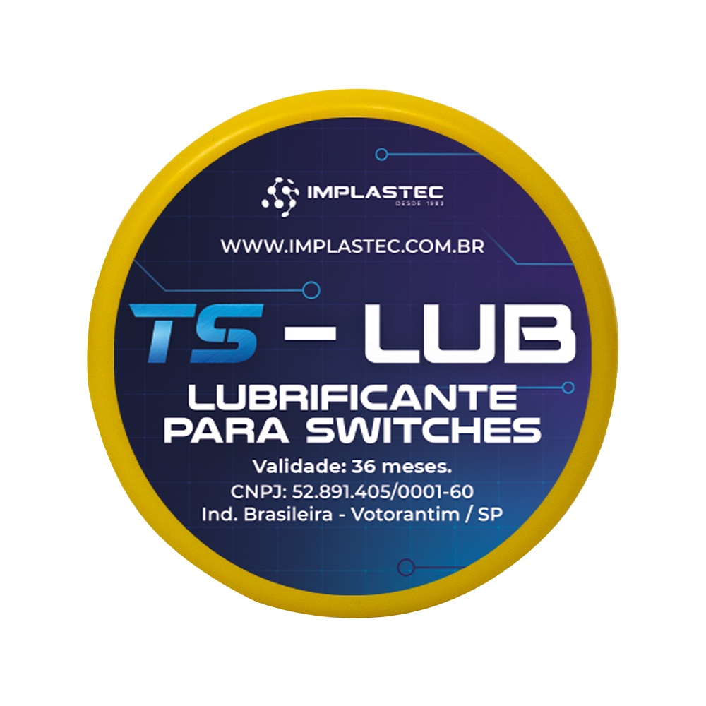 Lubrificante Implastec TS-LUB para Switchs Teclados Gatilhos 10g
