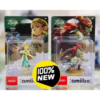 Original Nintendo Switch The Legend of Zelda Tears of the Kingdom Zelda and GANONDORF Amiibo Novo