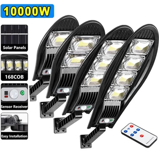 100000w Luz solar De Rua 168LED De Parede De Jardim De Grande Ângulo À Prova D'água Com Ajustável