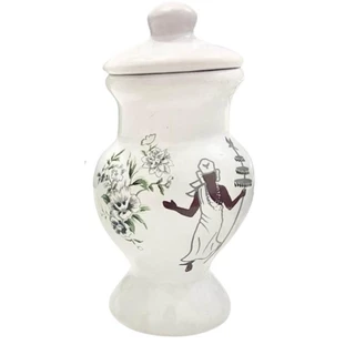 Quartinha 12cm Oxalá S/ Asa Porcelana Umbanda Candomblé