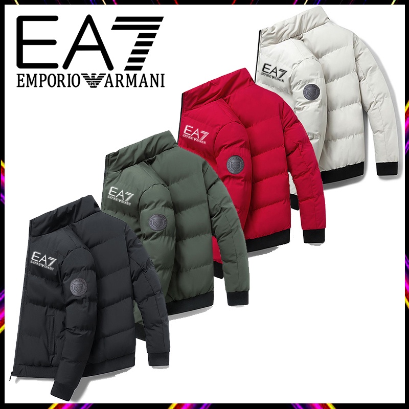 EA7 Emporio Armani Sobretudo de inverno em Preto