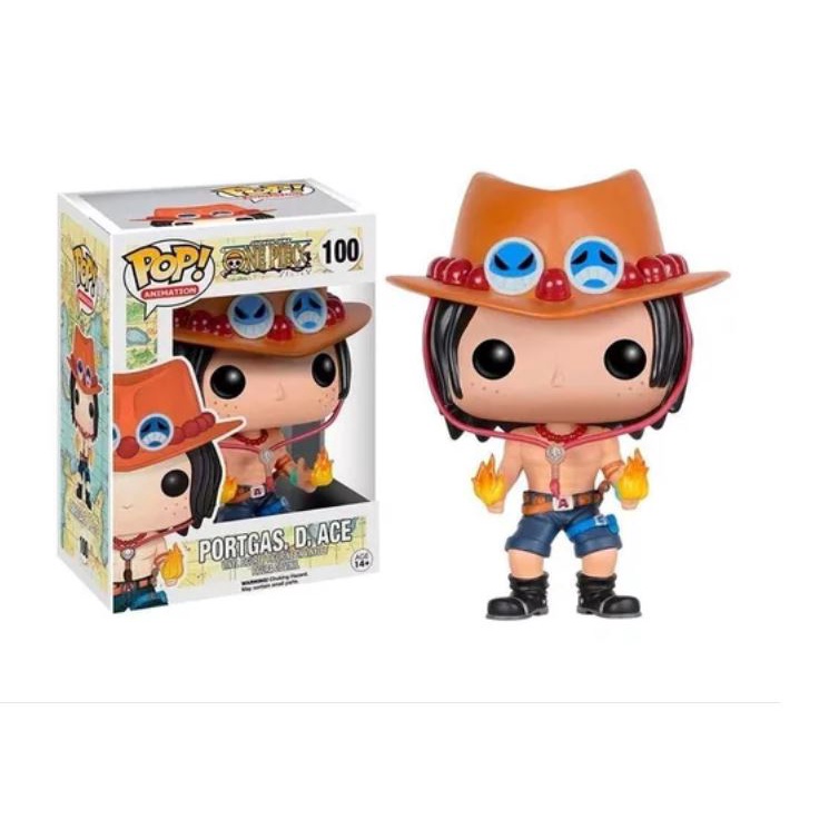 Funko Pop One Piece 100 Portgas D. Ace Shopee Brasil