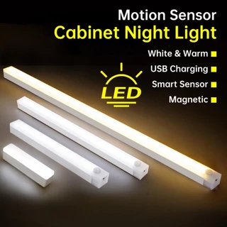 Luz De Presença LED Lntelligent Sensor Nocturna Modo Magnético Tipo C Carregamento Lâmpada Para Quartos De Dormir Detector De Gabinete De Escadas Fundo