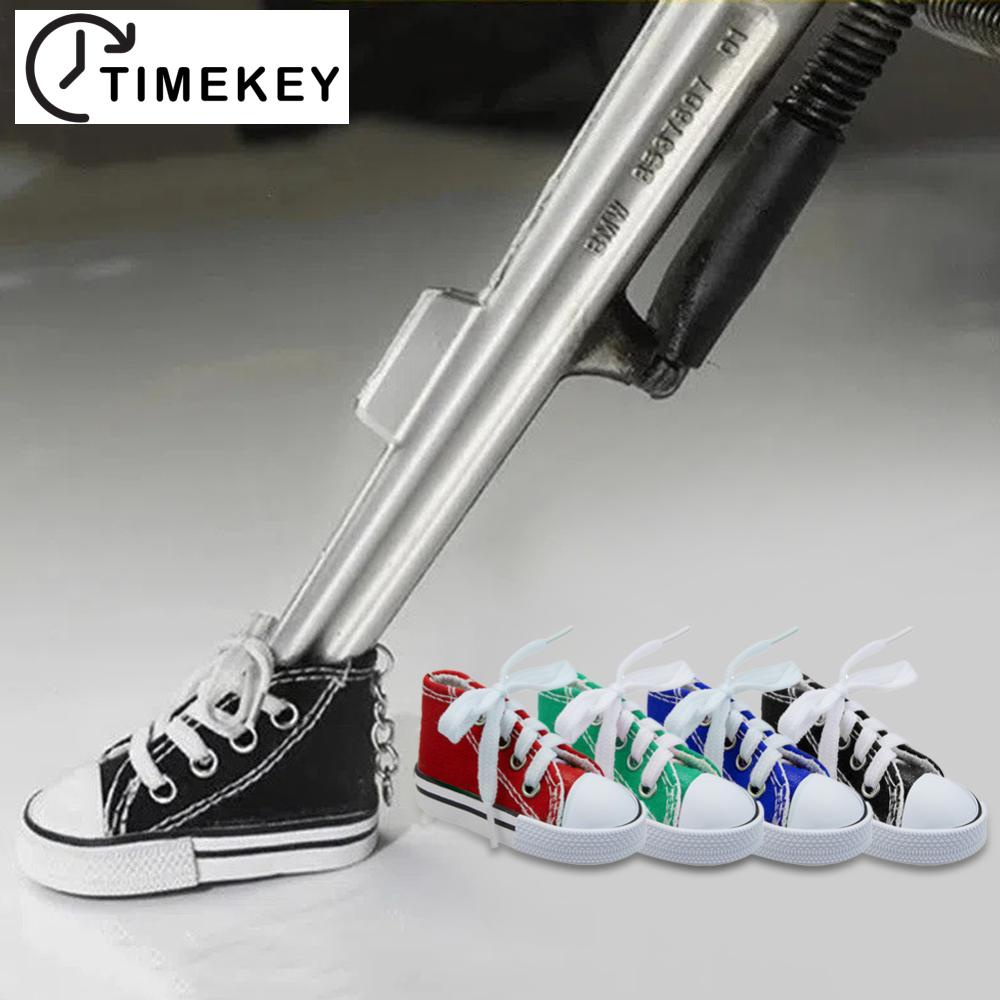TKEY 1Pc 7,5cm Suporte Lateral De Motocicleta Sapatos De Lona Bicicleta