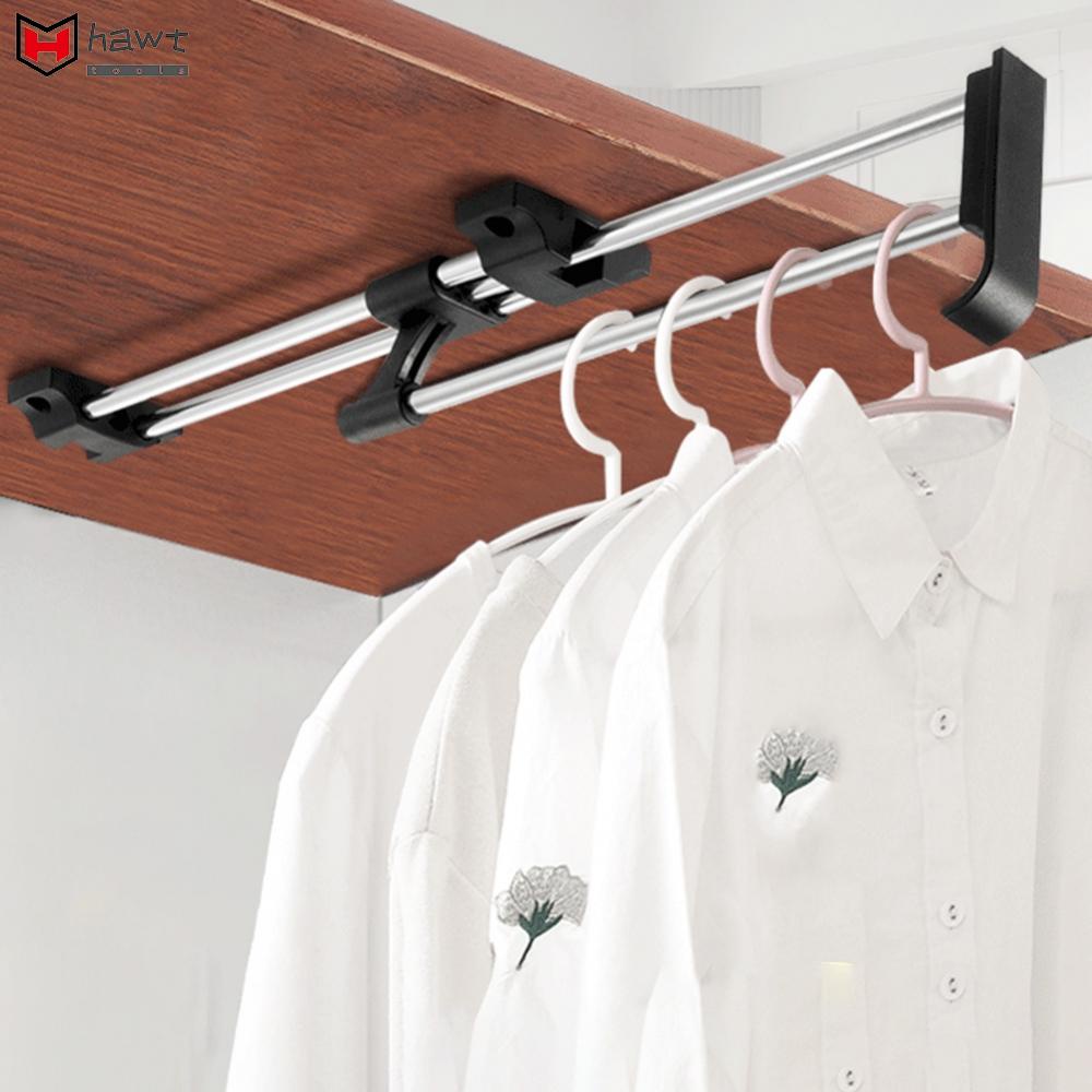 Elegante Trilho Retráctil De Roupa Para Organização De Armários ...