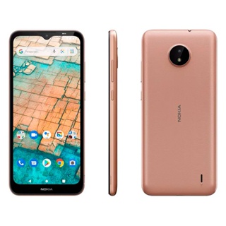 Celular Nokia C20 32GB 4G Tela 6.5 Polegadas Dual Chip Dourado/Areia