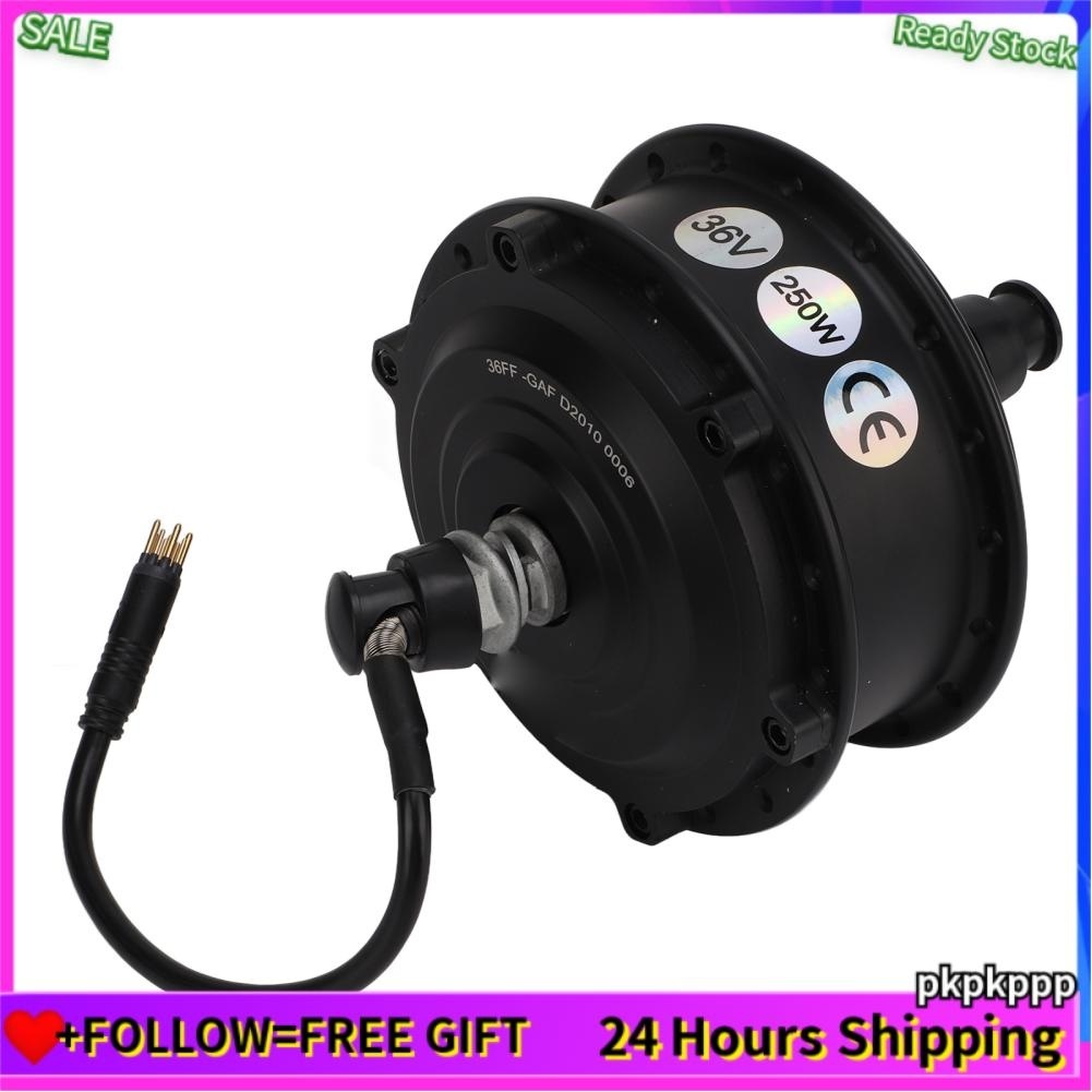 Pkpkppp Electric Bike Front Drive Motor 36V 250W Bicycle Strong Bearing Capacity Brushless Gear Hub