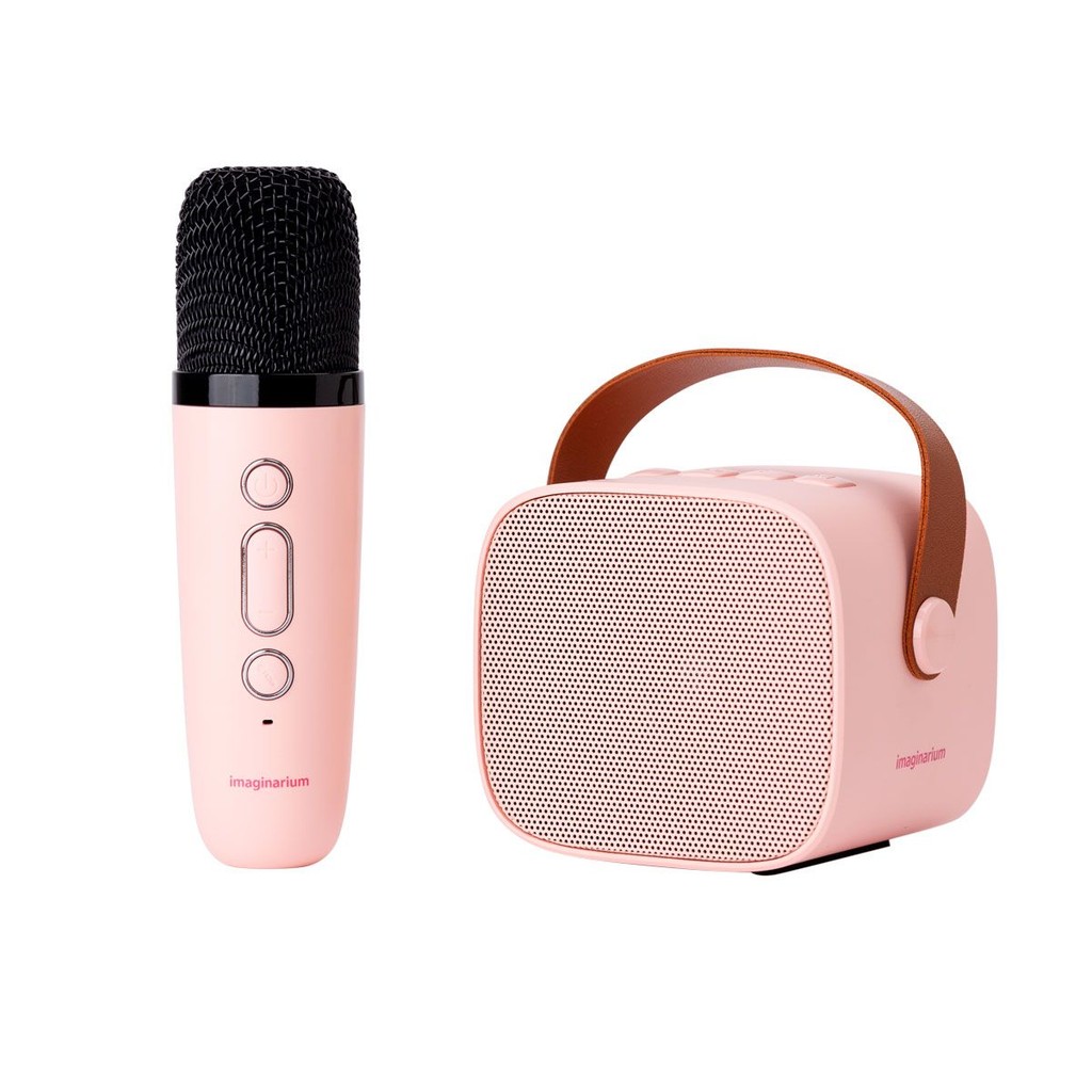 Mini karaoke e microfone rosa - Imaginarium | Shopee Brasil