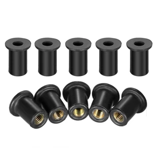 UQUEEN 10Pcs M4/M5 Porcas De Borracha Para Pára-Brisas De Motocicletas Parafusos De Fixação Modificados Poço De Caiaque ATV B3M2