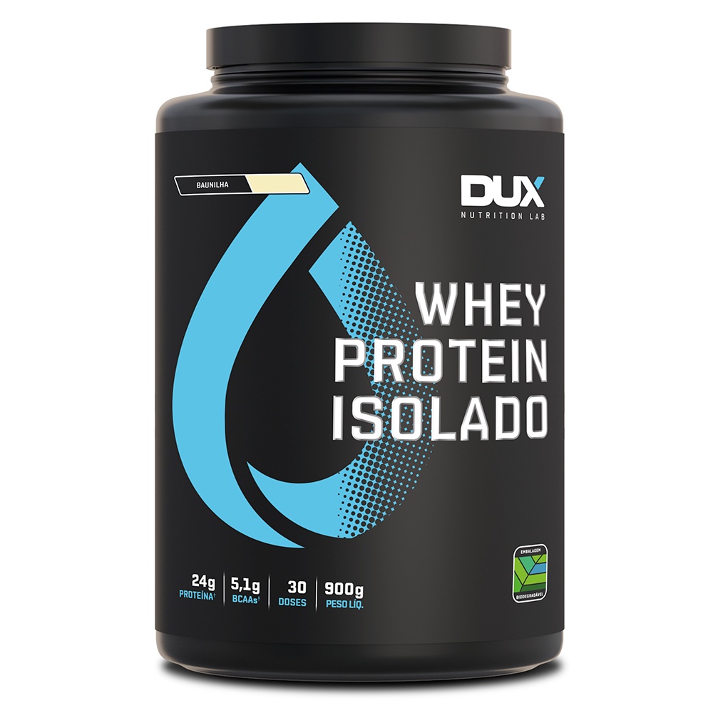 Whey Protein DUX Isolado Baunilha 900g