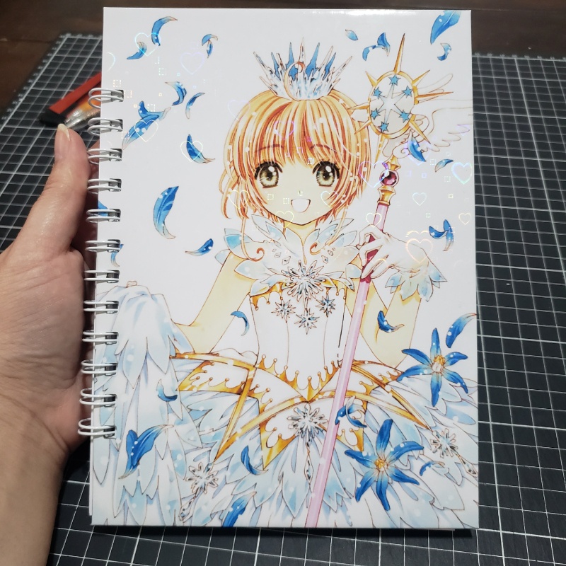Sakura Clear Card Caderno A5 | Shopee Brasil