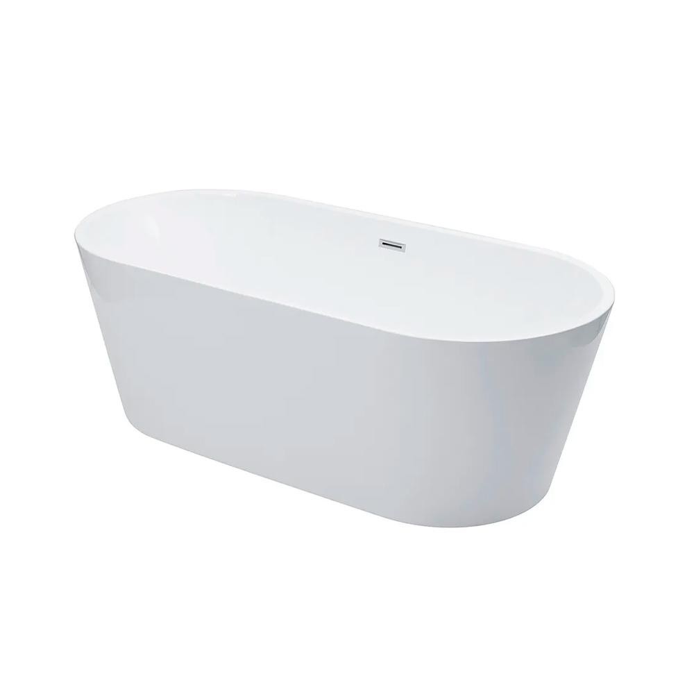 Banheira Freestanding Imersao Malaquita Pingoo - Branca