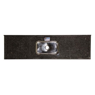Pia de granito Max Plus Requinte 180x57cm com cuba de inox verde ubatuba Venturini