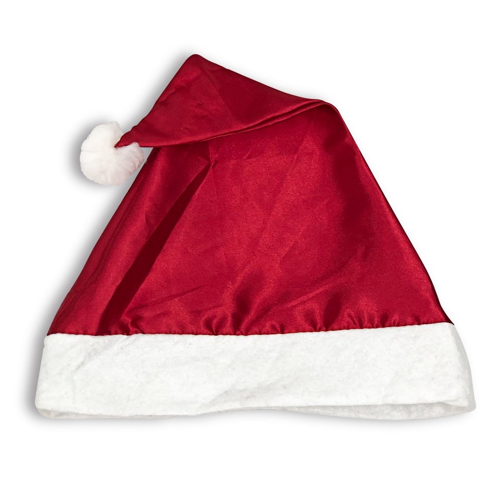 Gorro Touca De Papai Noel Linha Luxo Cetim Shopee Brasil