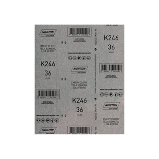 Lixa para ferro 22,5x27,5cm gramatura preta 036 Norton