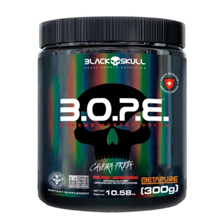 Pré Treino B.O.P.E  Black Skull Frutas Vermelhas 300g