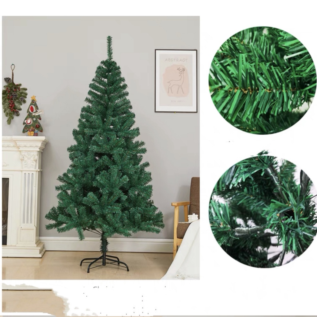 Árvore Pinheiro Natal Pequena 90cm Verde/nevada/br-simples - Christmas  Trees - AliExpress