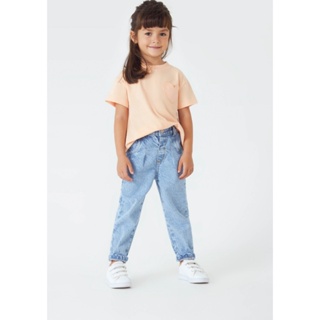 Calça Jeans Infantil Menina Toddler Paper Bag Hering Kids