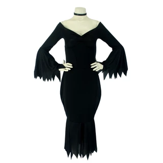 Fantasia Morticia Addams Halloween Adulto