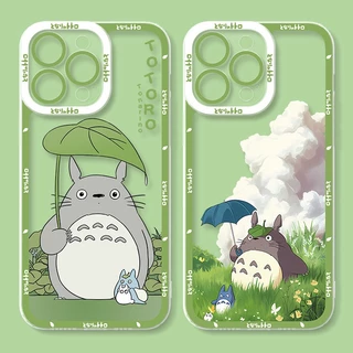 Capa Capinha Case Motorola Moto G54 G84 G14 G9 PLAY G22 G13 G82 G10 G20 G30 G30 G23 G31 G32 G42 G52 G53 G60 G62 5G G72 G73 E20 E30 E40 Edge 40 30 Neo Fusão Capa Transparente silicone totoro Macio De Celular