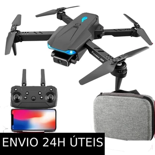 Drone S89 Com Câmera Profissional 4K Wi-Fi Botão de Retorno Experiência Voo 360°