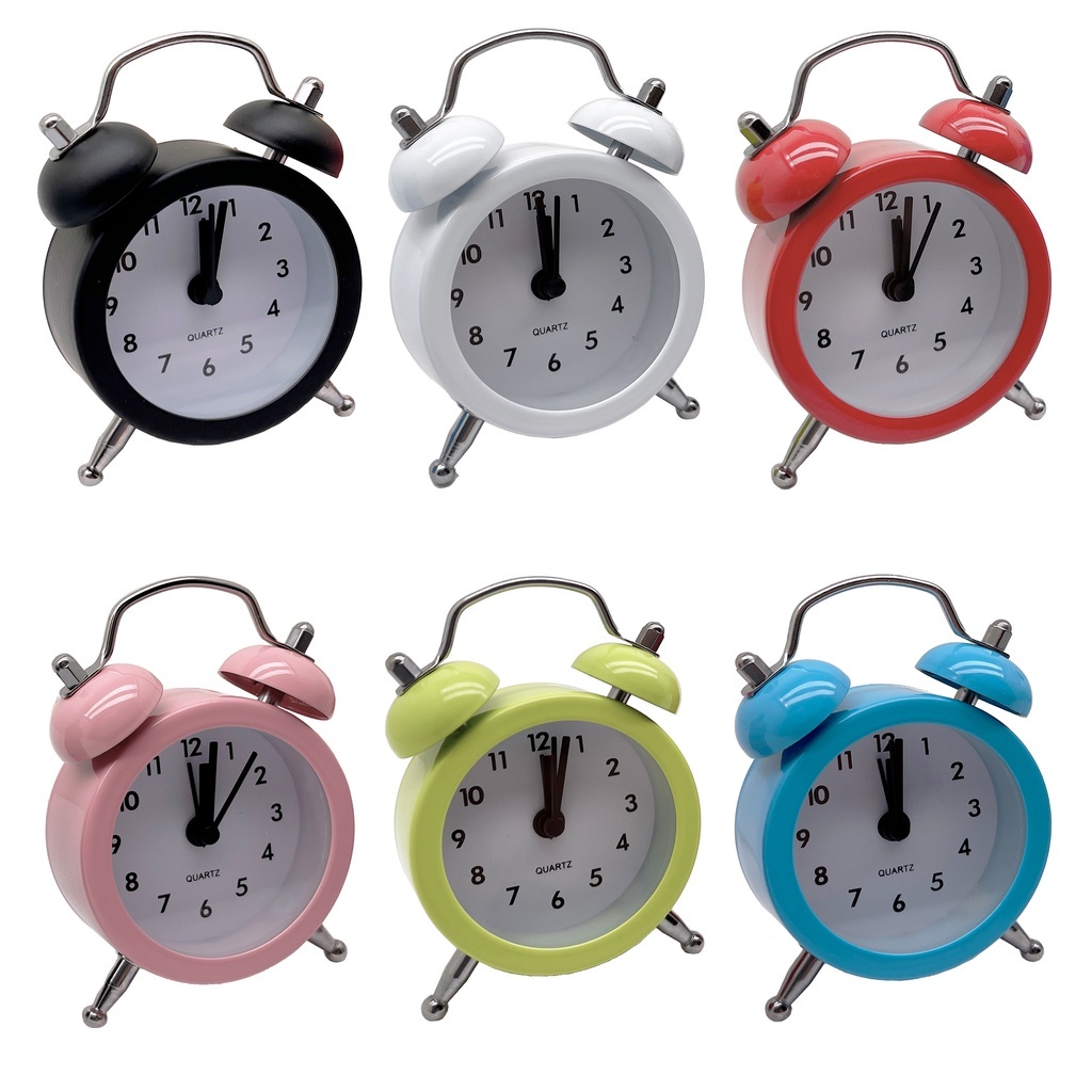 Mini Relógio Despertador de Mesa Retrô - Bommax
