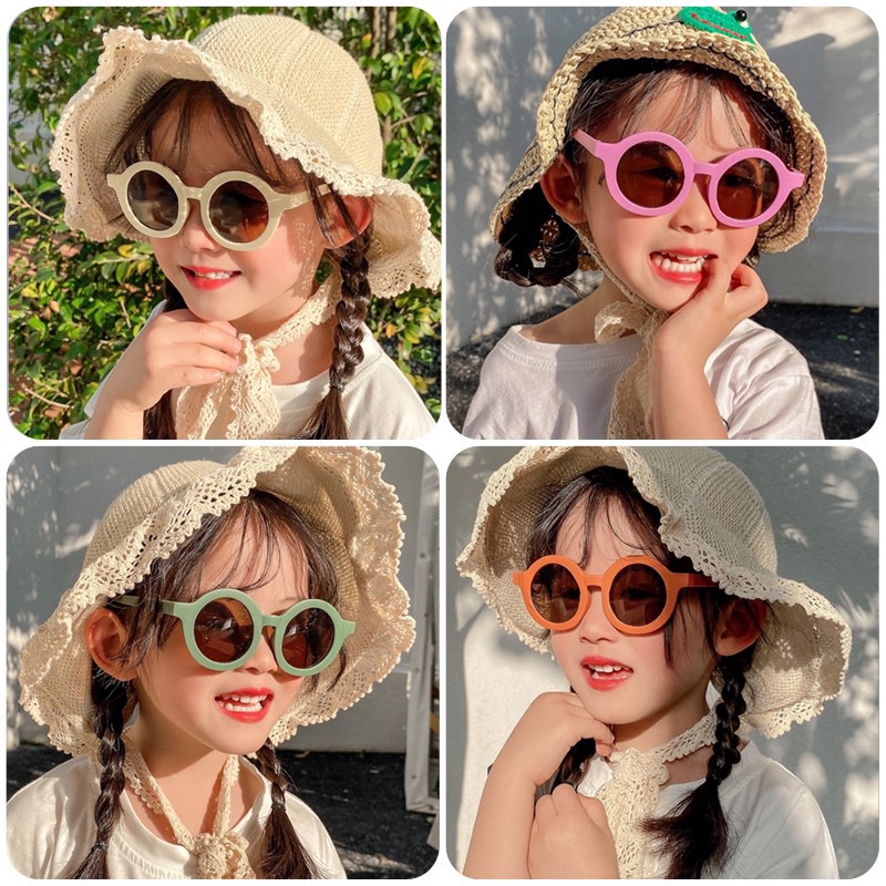 Óculos De Sol Infantil UV400 Forma Juliet Menino Menina Oculos Para Criança  Lupinha Lupa 342