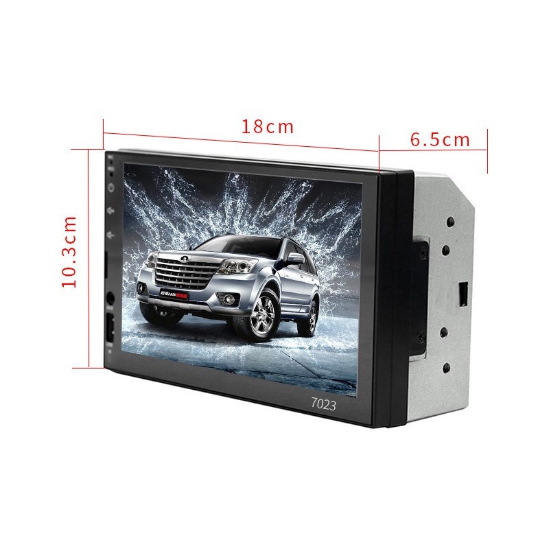 7023 23,3cm Carro MP5 Player 2din HD Touch Screen Inverter Bluetooth