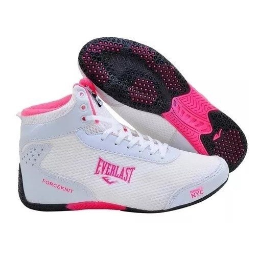 Bota Everlast Forceknit - Branco/Rosa