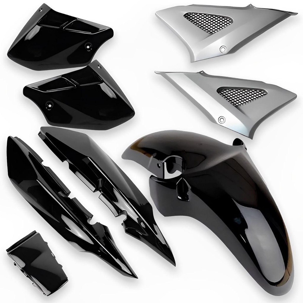 Kit Carenagem Completo Cbx 250 Twister 2006 Até 2008 Preto - Sportive ...