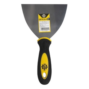 Espátula Gesseiro Lisa de Aço Carbono Cabo Confortável - 5"