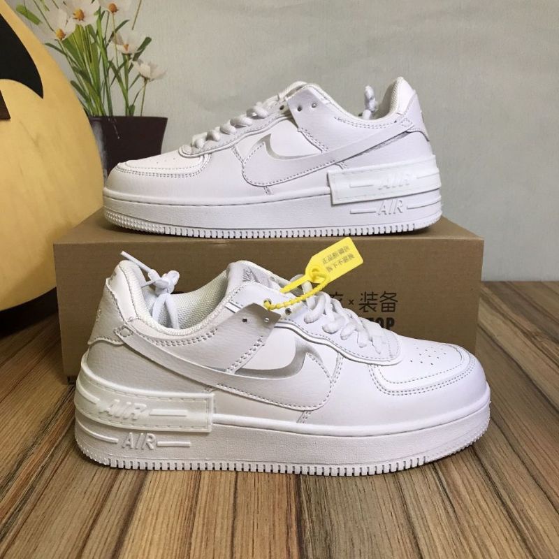 Tênis Nike Feminino Air Force 1 Low Shadow Branco