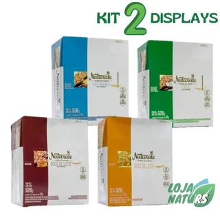 KIT 2 Display Barra de Cereal Doce 528g c/ 24 unidades de 22g - Naturale