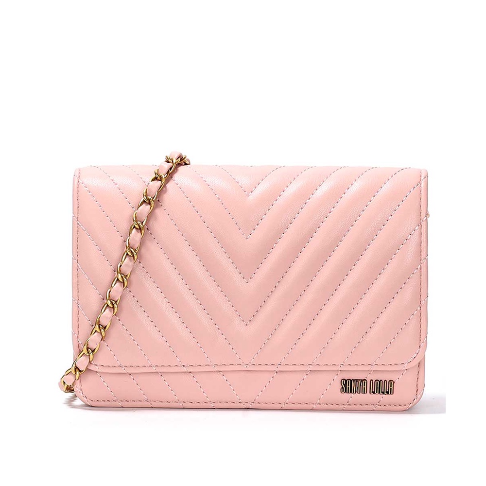 Bolsa Santa Lolla Rosa Transversal Correntes | Shopee Brasil