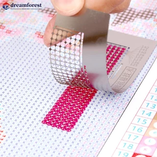 DREAMFOREST Acessórios De Pintura Com Diamante Ferramentas De Fixação De Régua Bordado Diy Mosaic Corretor De Ajuste G6N5