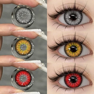EYESHARE AYY/BELLA/NEBULA Lente De Contato Colorida 1 Par 14.5 Mm Para Cosplay Halloween Softlens Anual em Oferta na Shopee